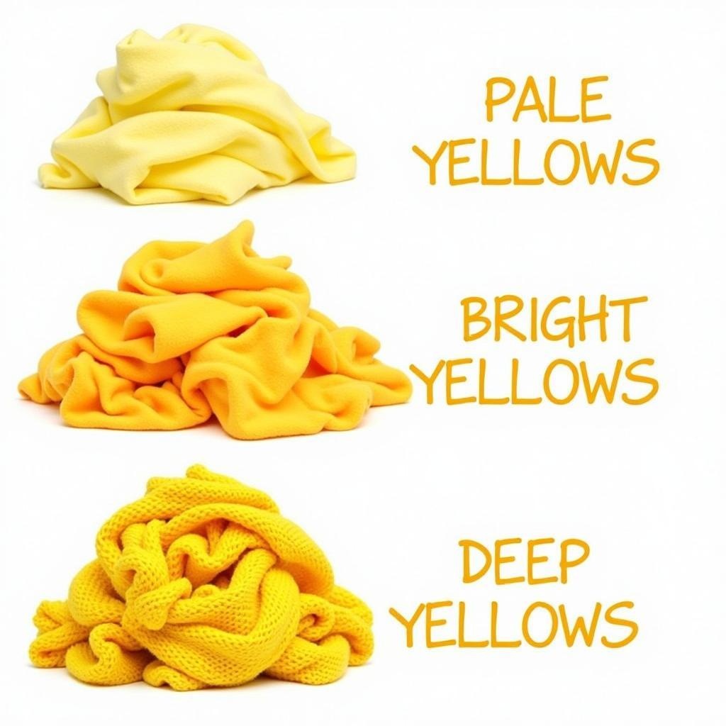 Sorting Yellow Laundry: Light, Bright, and Deep