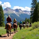 Horseback Riding in South Fork Colorado