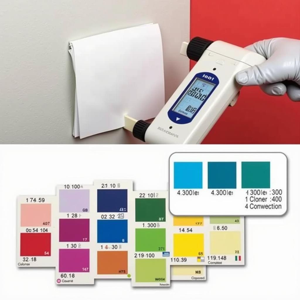 Spectrophotometer Paint Color Analysis