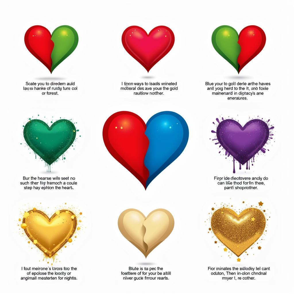 Symbolic Heart Colors Across Different Cultures