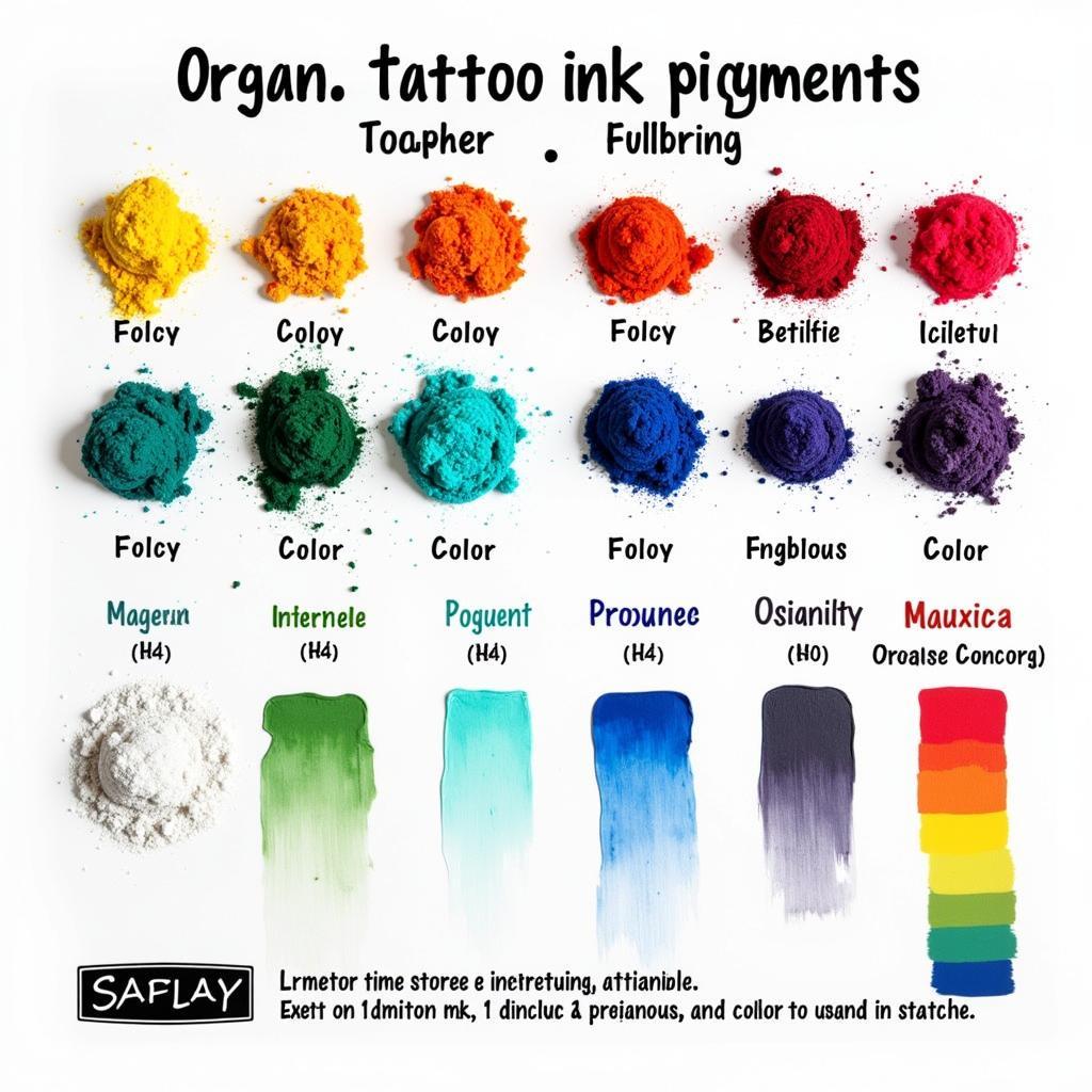 Tattoo Ink Pigment Properties