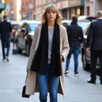 Taylor Swift in a casual outfit in New York City