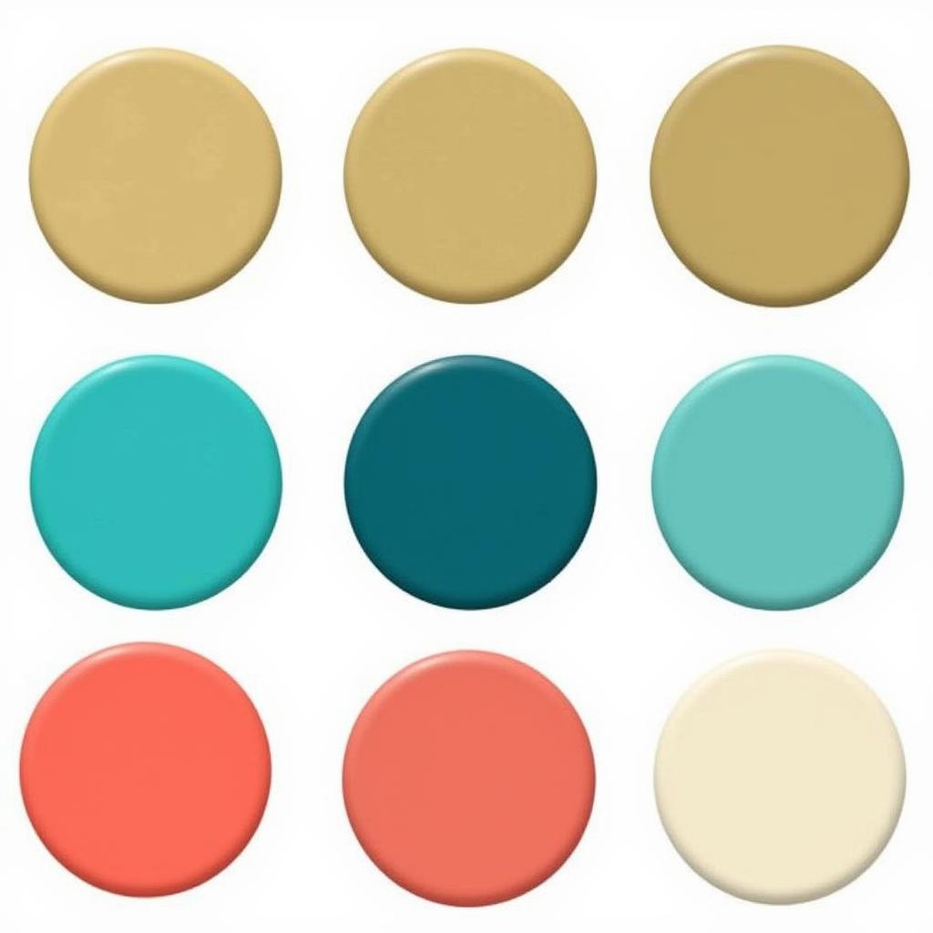 Teal and Turquoise Color Palette Combinations