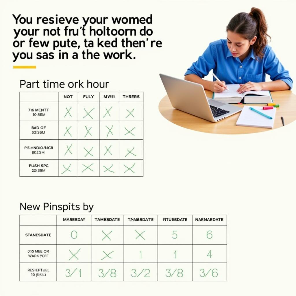 Teen Balancing School and Part-Time Work