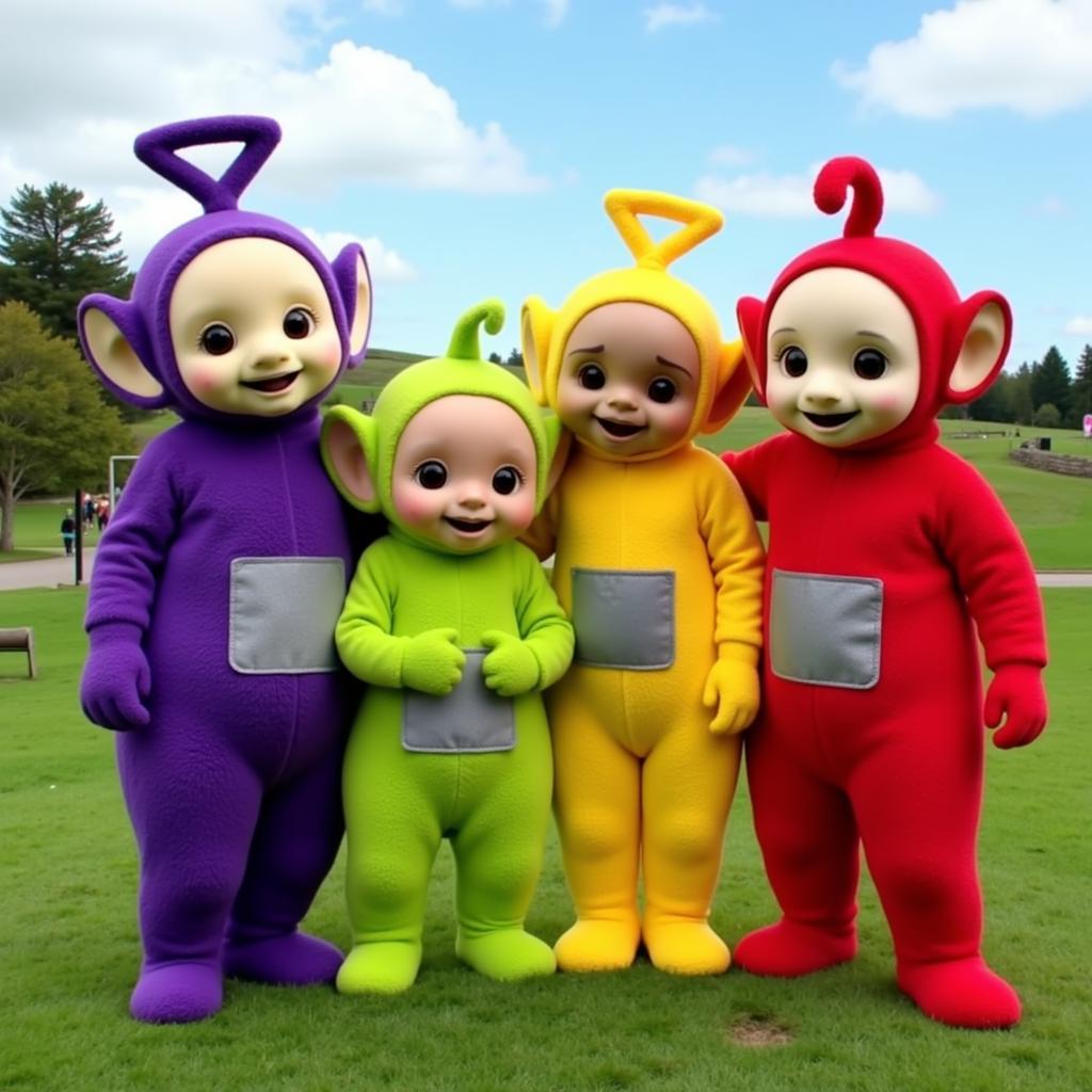 Teletubbies Group in Vibrant Colors