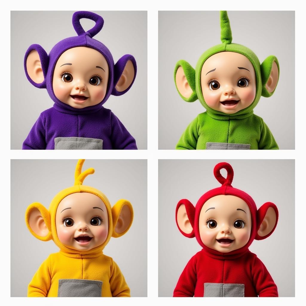 Teletubbies Individual Color Portraits