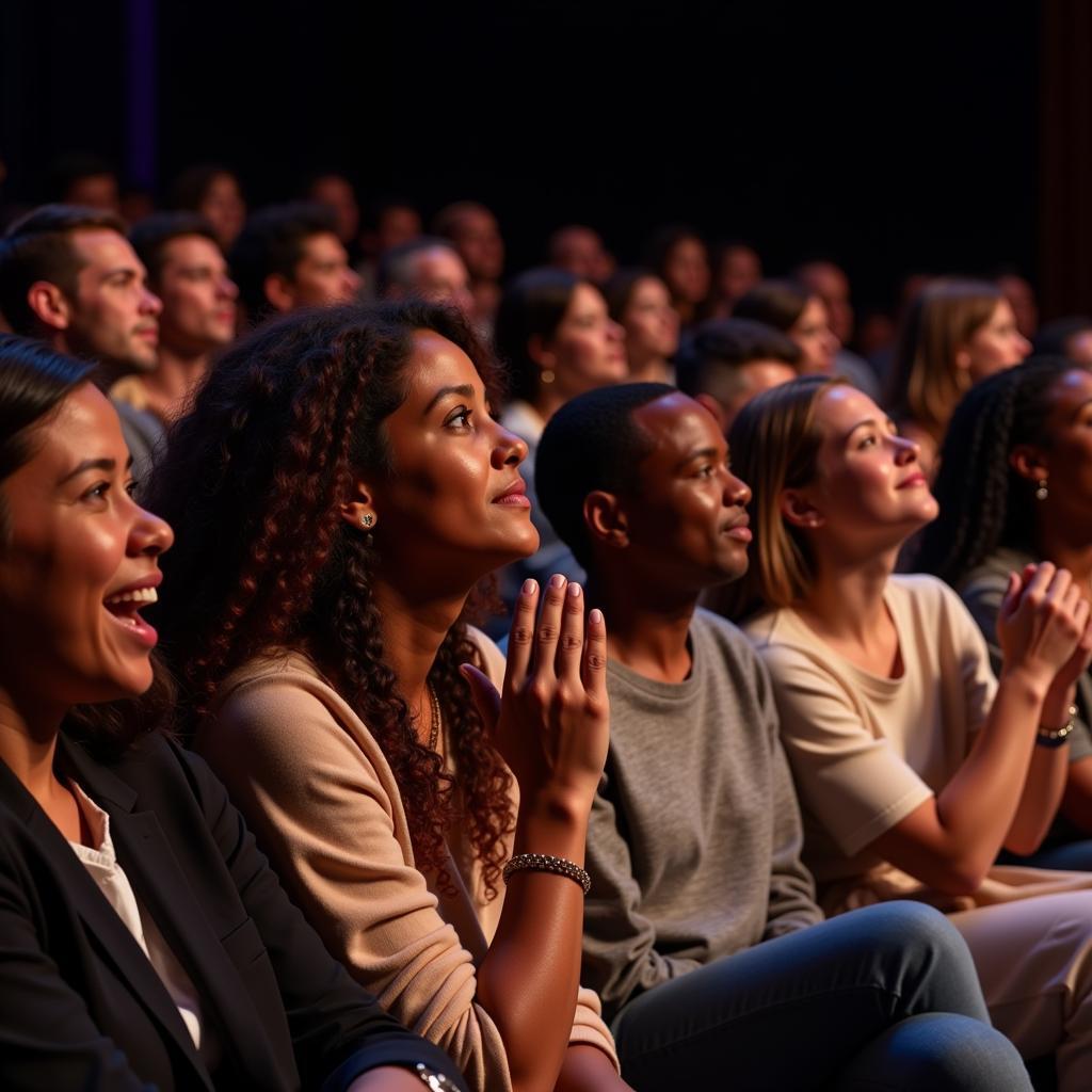 Audience Reacting to The Color Purple Musical