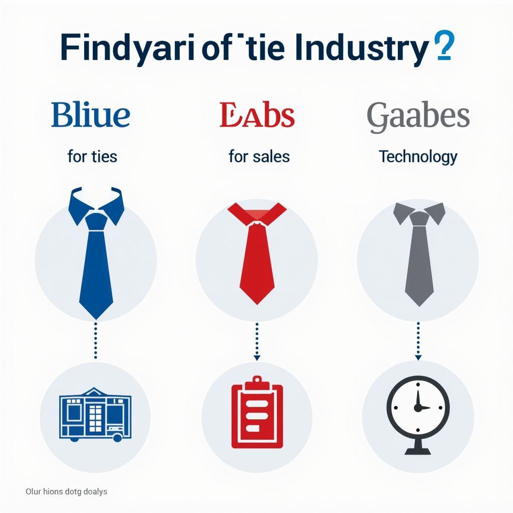 Tie Colors Based on Industry