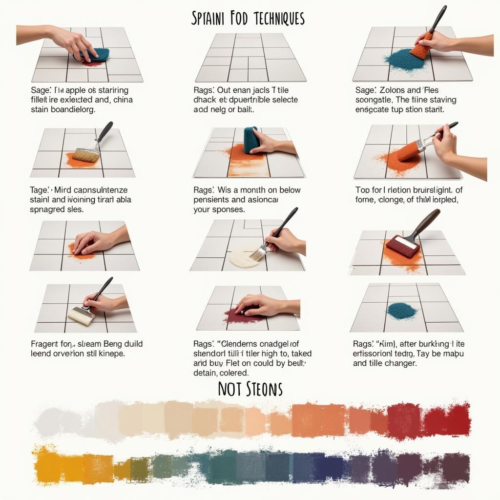 Tile Staining Techniques