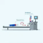 How color marks guide the toothpaste manufacturing process.