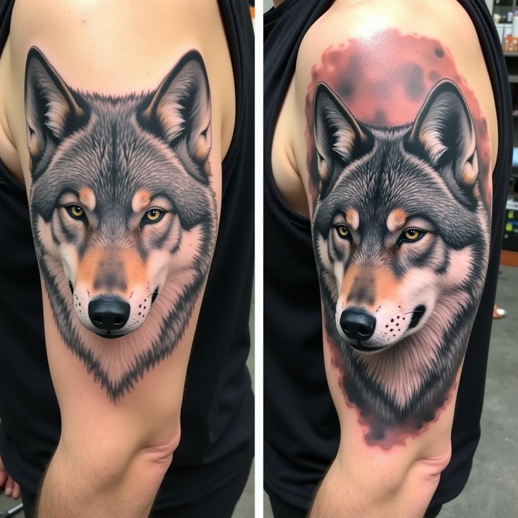 Transformed Black and Grey Tattoo