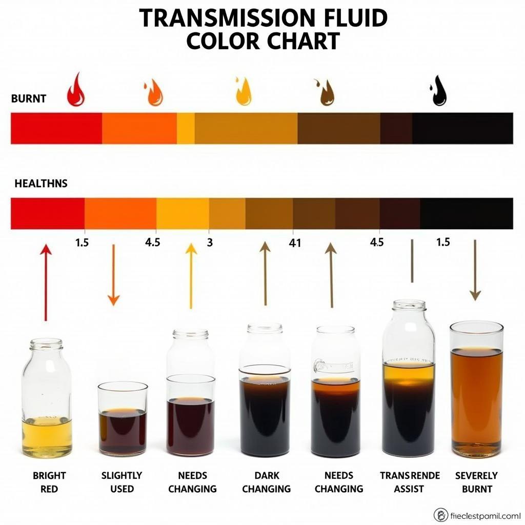 Transmission Fluid Color Chart