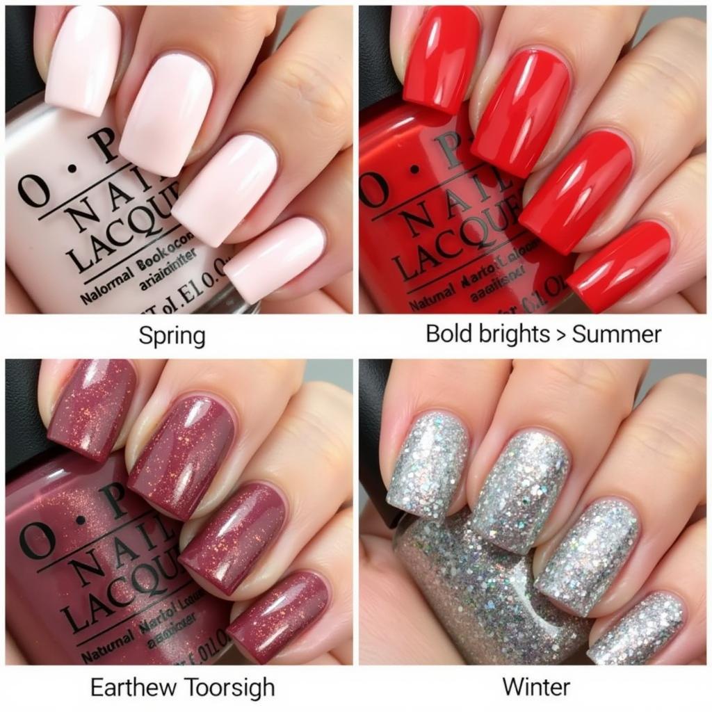 Trending OPI Nail Colors for Each Season