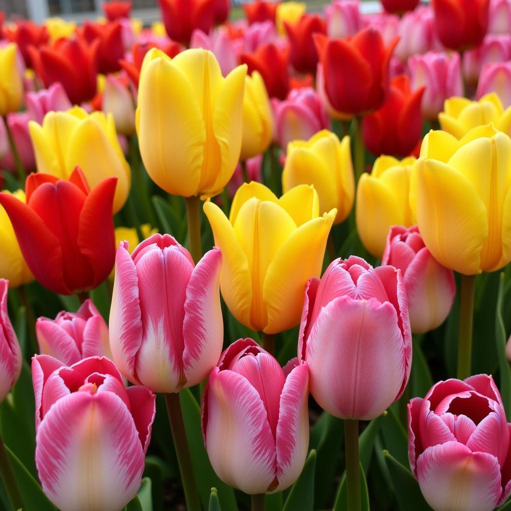 Variety of Tulip Colors