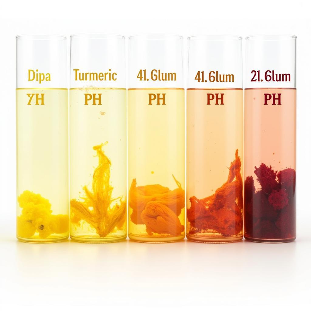 Turmeric Color Change on pH Scale