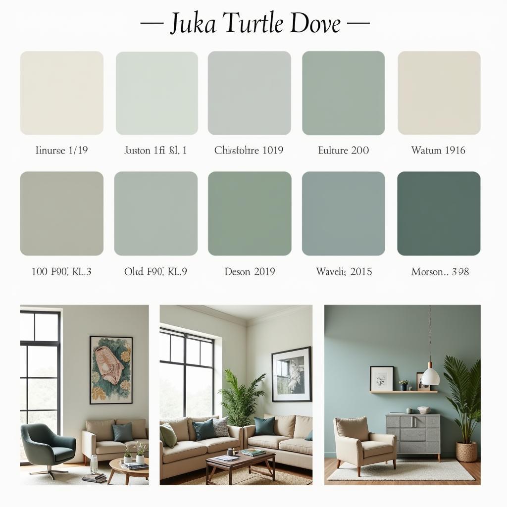 Turtle Dove Color Variations