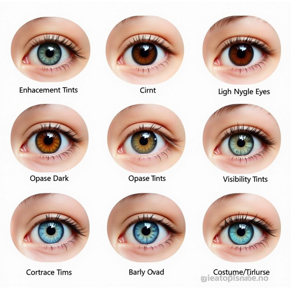 Types of Colored Contact Lenses