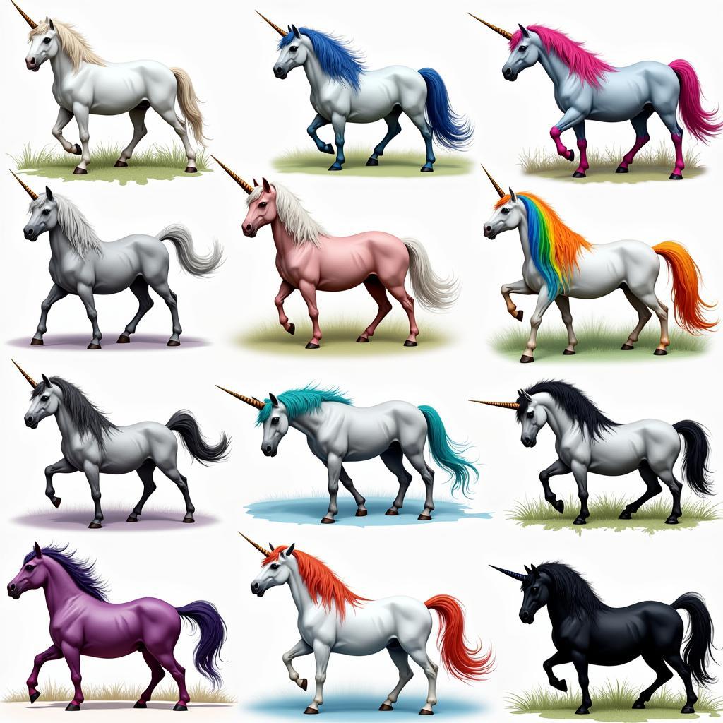 Unicorn Color Variations Across Cultures