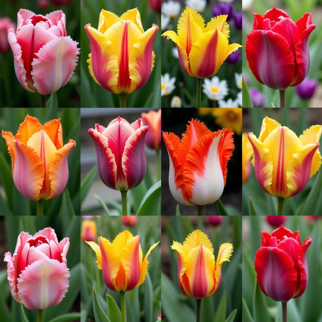 Unusual Tulip Color Variations