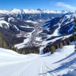 Vail Ski Resort Panorama in Colorado