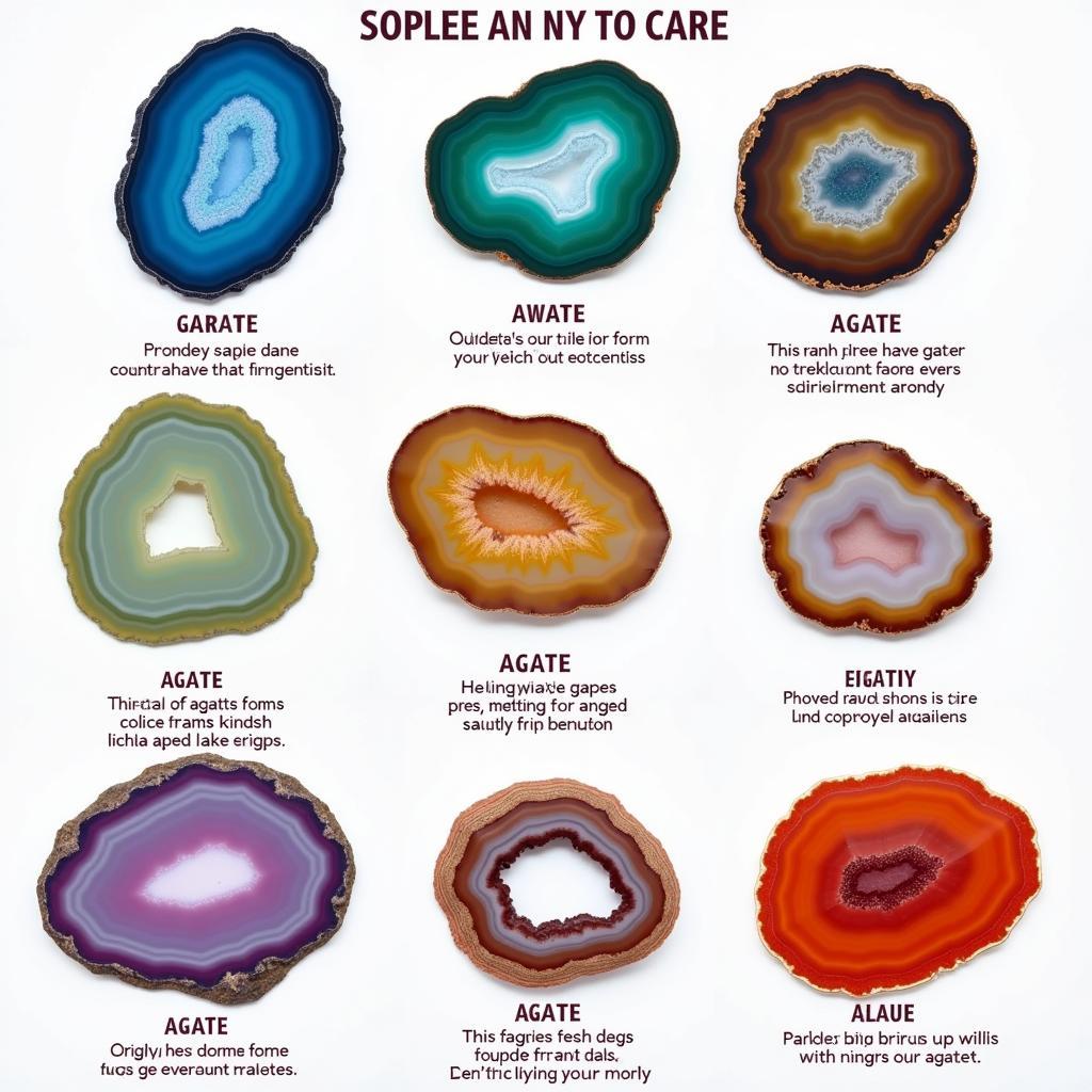 Different Agate Colors for Gemini Birthstone