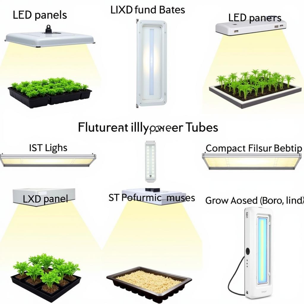 Various Types of Grow Lights for Seedling Cultivation