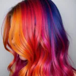 Vibrant Hair Colored with L'Oreal HiColor