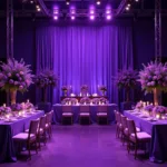 Violet 50th Anniversary Decor