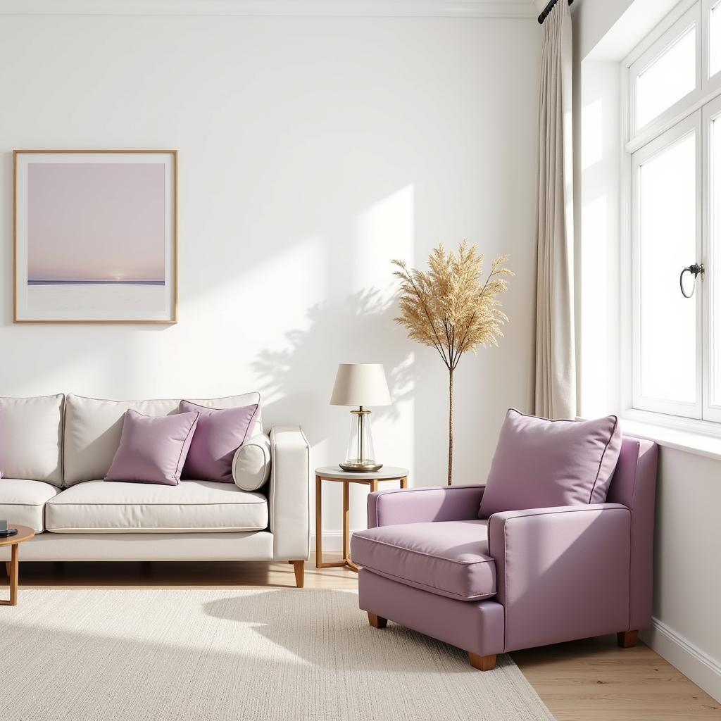 W Colors in Interior Design: White, Wheat, and Wisteria