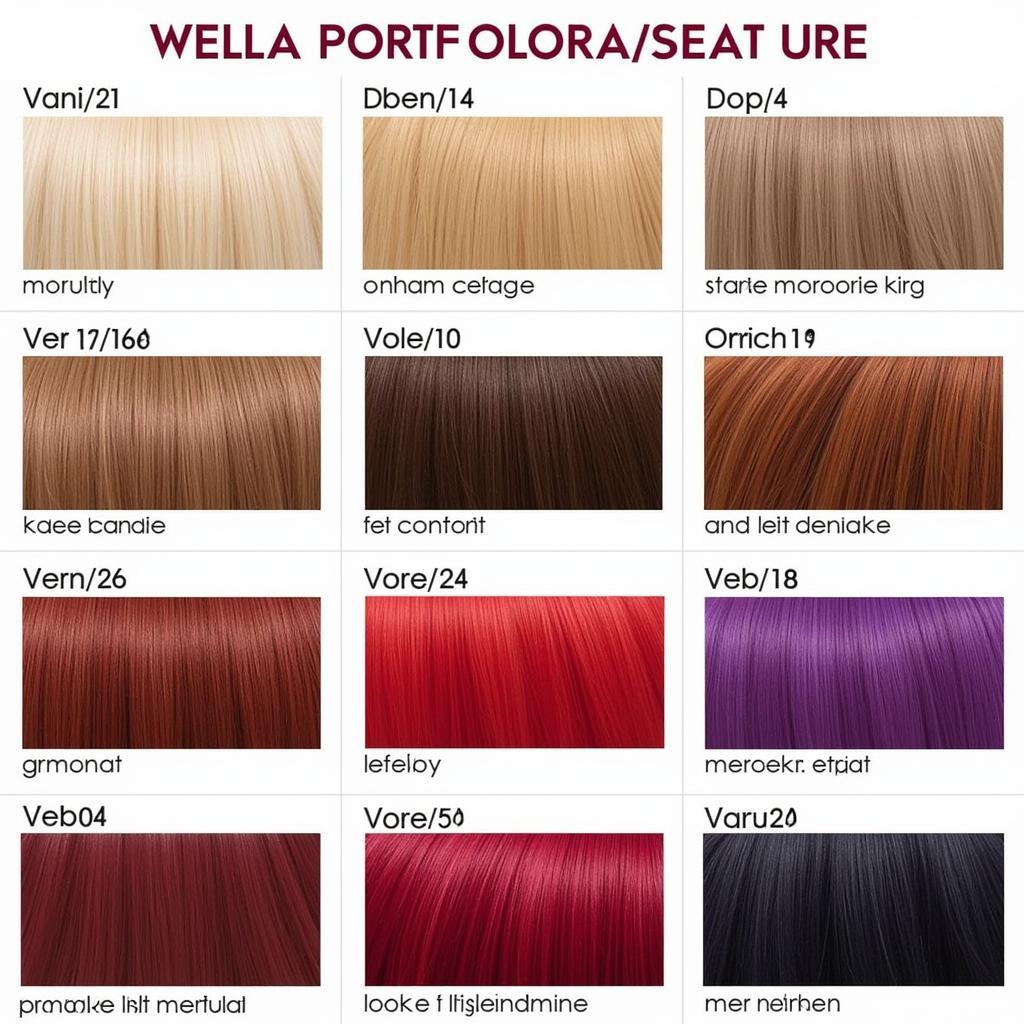 Wella Hair Color Shades: A Diverse Palette for Every Style