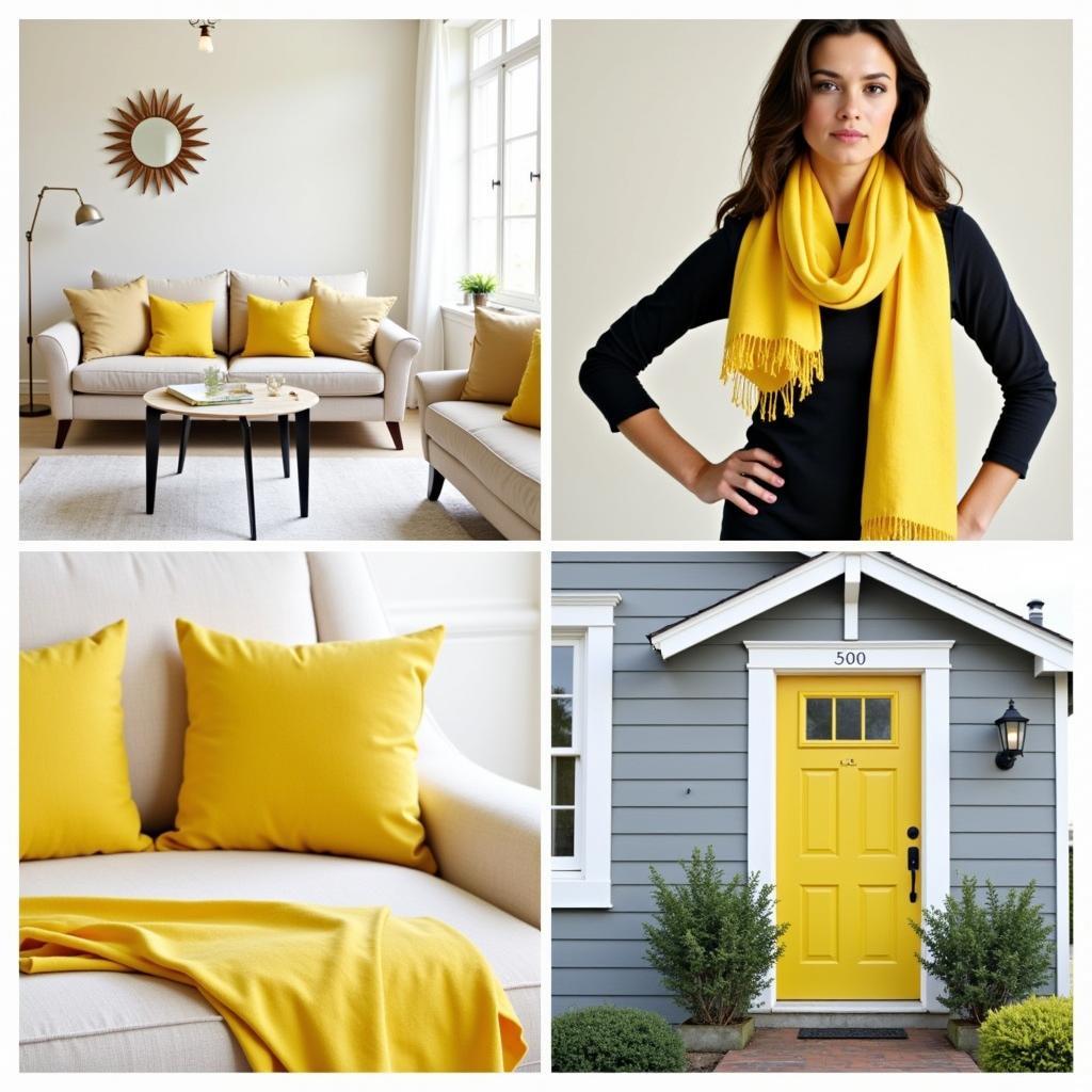 Yellow in Design and Fashion: Bold Statements and Subtle Accents