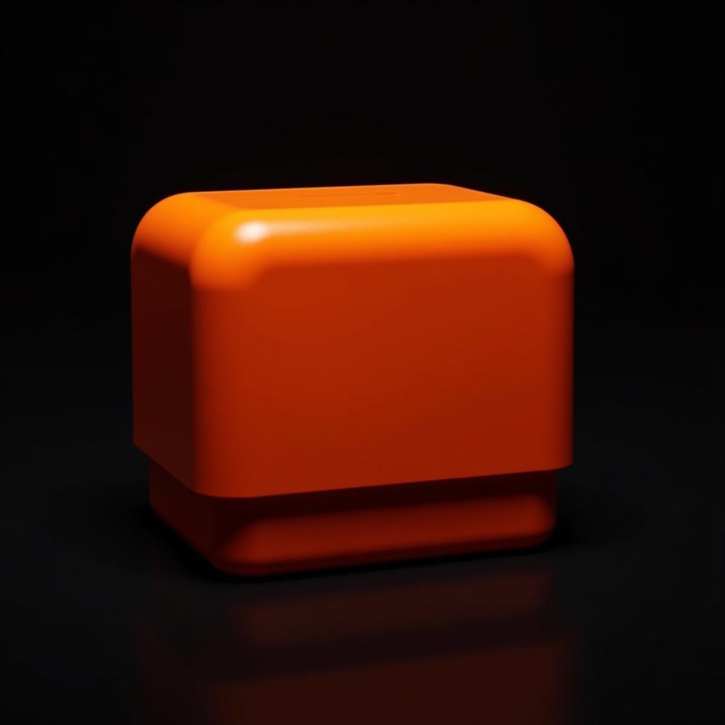 Bright Orange Airplane Black Box