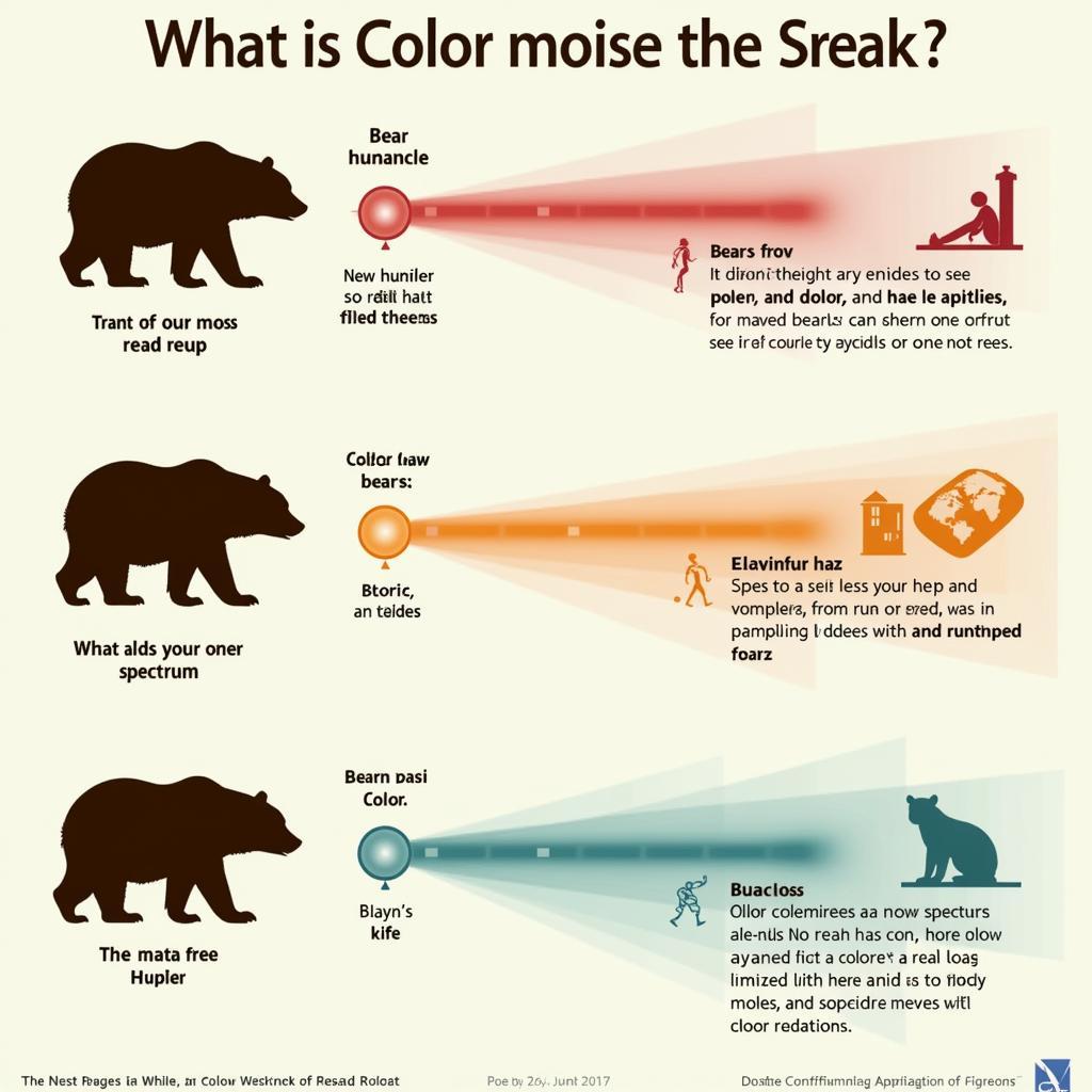 Bear Color Vision Compared to Humans