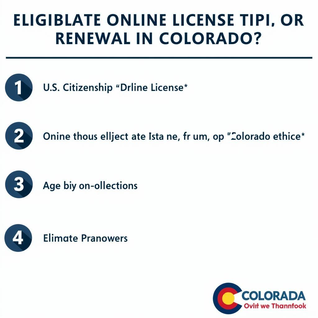 Colorado Online License Renewal Eligibility