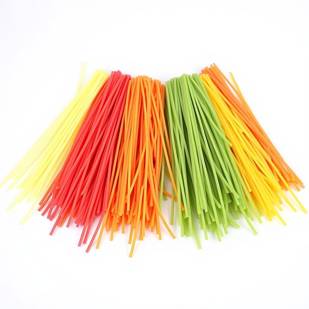 Colored Spaghetti Noodles for Crafts