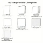 Different Paper Types for Coloring Books