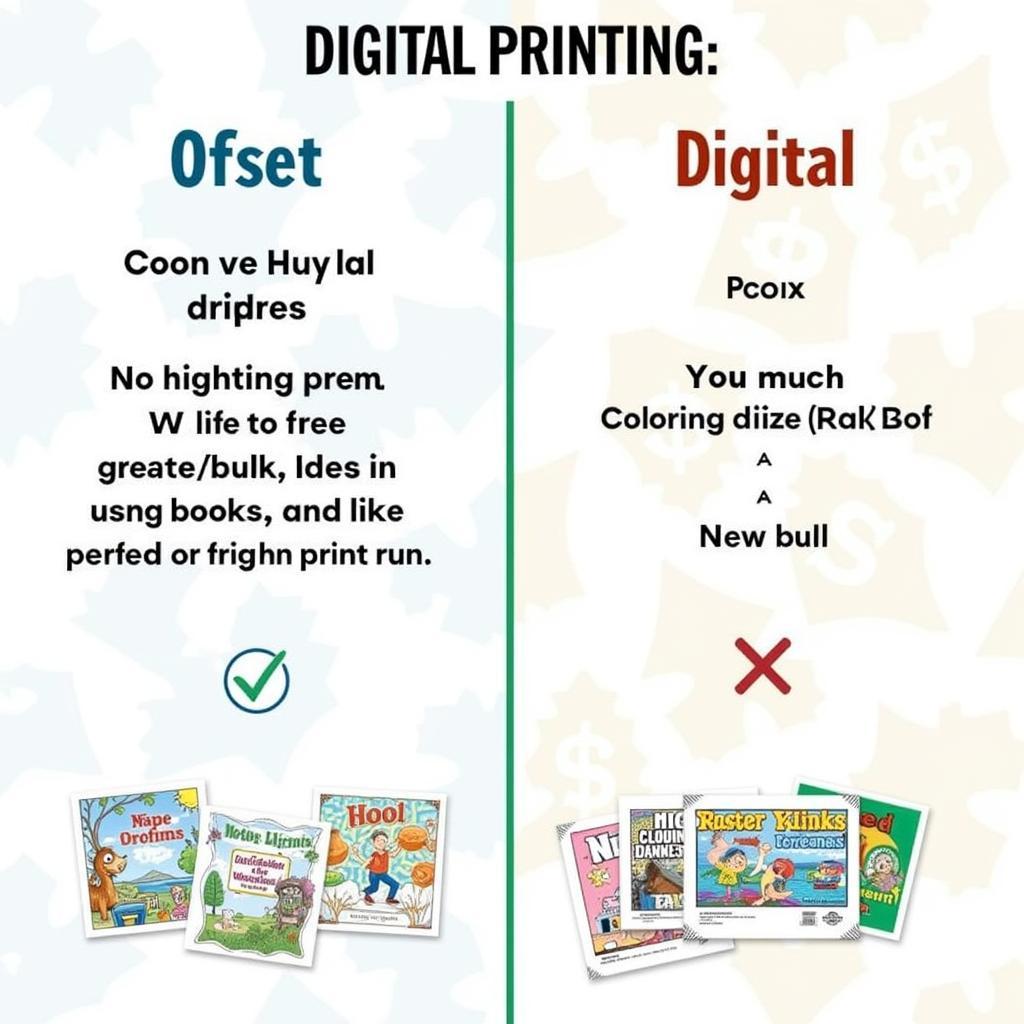 Comparing Printing Methods for Coloring Books