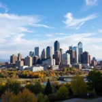 Denver Cityscape Panorama