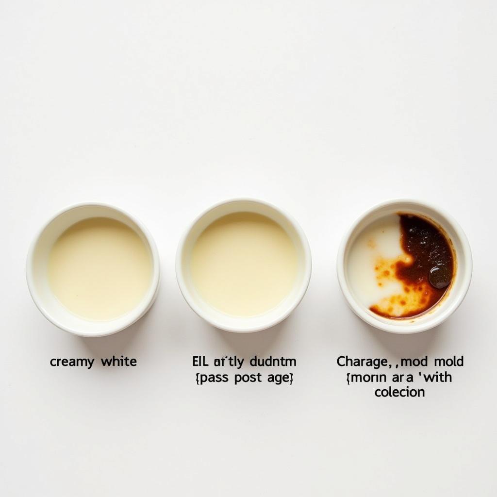 Different Stages of Condensed Milk