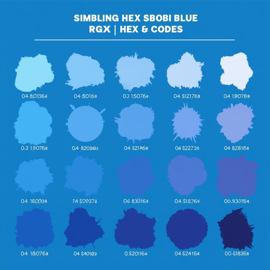 Digital Blue Representation: RGB and Hex Codes