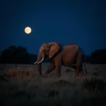 Elephant at Night