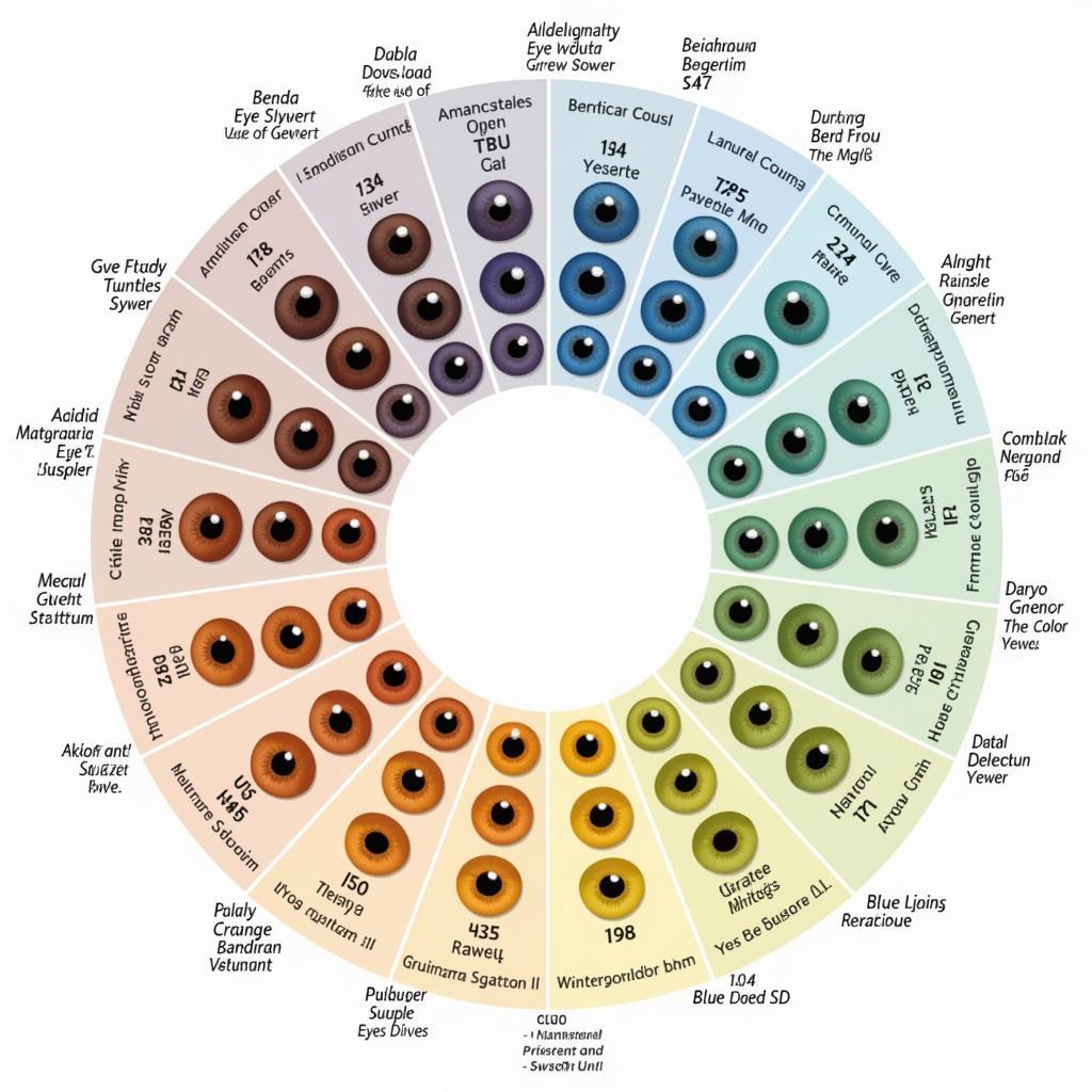 Human Eye Color Chart