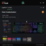 Logitech G HUB Software Interface