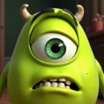 Mike Wazowski's Lime Green Eye