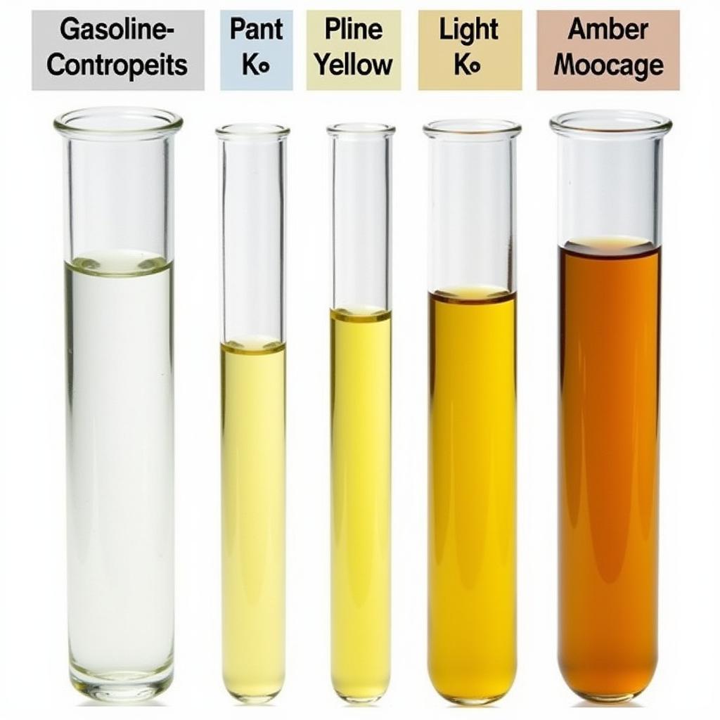 Mixed Gas Color Variations Due to Additives