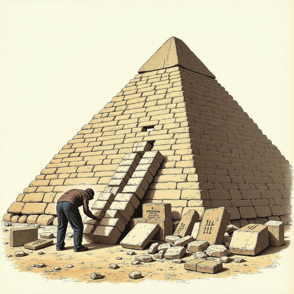 Pyramid Casing Stone Removal