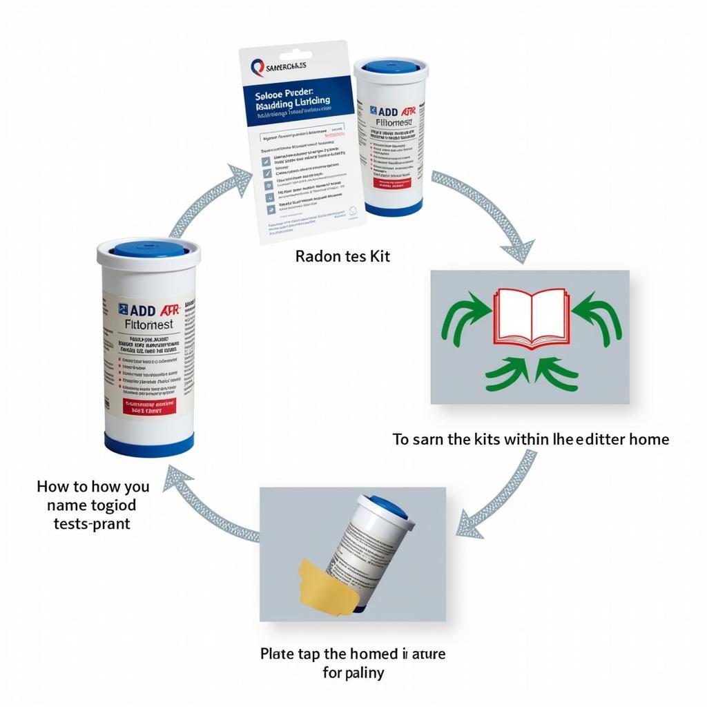 Example of a Radon Test Kit