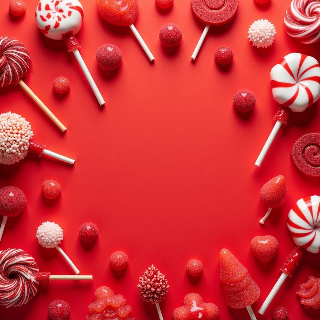 Red Candy and Sweet Treats