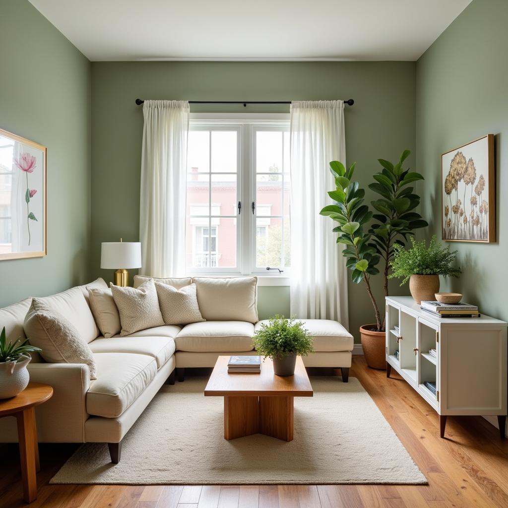 Sage Green Living Room Color Palette