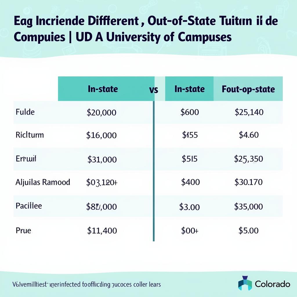 University of Colorado Tuition and Fees Breakdown